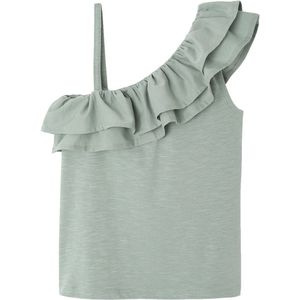 Vertbaudet Asymmetrisch geruit T-shirt voor meisjes
