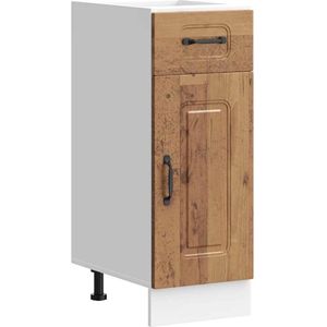 vidaXL - Keuken - onderkast - Kalmar - bewerkt - hout - oud - houtkleurig