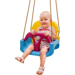 3-in-1 Kinderschommel - Babyschommel 40x43x33cm - binnen buiten