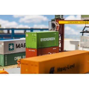 Faller - 20’ Container EVERGREEN - modelbouwsets, hobbybouwspeelgoed voor kinderen, modelverf en accessoires