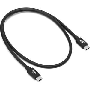 OWC USB-C Kabel Thunderbolt 4 & 5 - 80 cm - 80/120Gb/s - USB-C / USB-4 devices 240W - Zwart