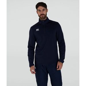 Quarter Zip Midlayer Training Top Navy - L