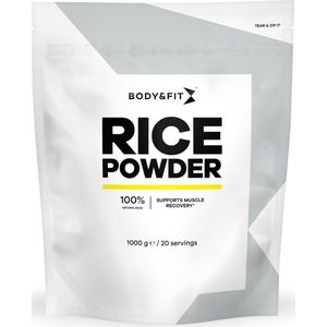 Body & Fit Pure Rice Powder - Gemalen zilvervliesrijst - 1000 gram