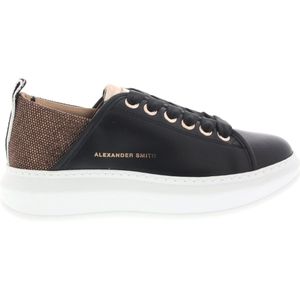 Dames Sneakers Alexander Smith Alexander Smith Wembly Woman Black Copper Zwart - Maat 38