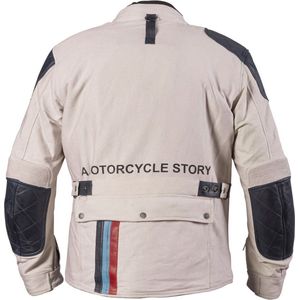 Helstons Rally Coton Beige Motorcycle Jacket S - Maat - Jas