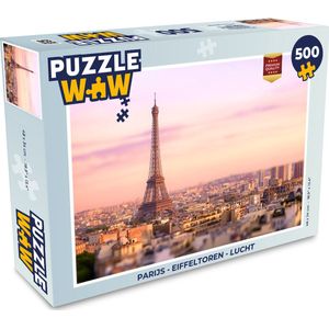 Puzzel Parijs - Eiffeltoren - Lucht - Legpuzzel - Puzzel 500 stukjes