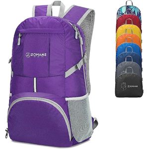 Lichtgewicht Opvouwbare Rugzak 35L,Licht Rugzak Waterdichte Wandelrugzak,Pakbare Rugzak voor Dames En Heren,Outdoor Wandelen Camping Wandelen Reizen