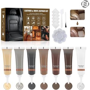 Equivera Leer Reparatie Set - Leer Reparatieset - Leder Reparatie Set - Leder Reparatieset - Leerreparatieset