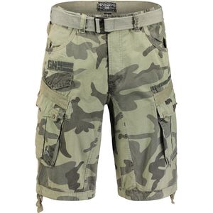 Geographical Norway Shorts Panoramique New Camo Men 063 Light Grey-M