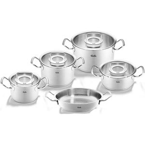 Fissler Original Profi Collection 5-delige Set met Crispy Serveerpan