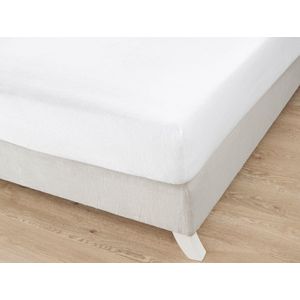 Mistral Home - Matrasbeschermer molton -100% katoen  - 90x200x27 cm - Anti-huismijt - Anti-bacterie - Wit