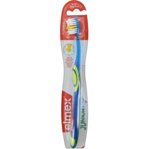 Elmex Junior Zachte Tandenborstel 6-12 Jaar (Kleur : Blauw)