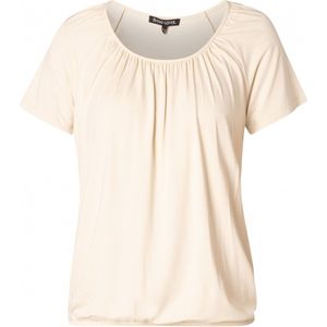 BASE LEVEL CURVY Yoni Jersey Shirt - Light Beige - maat 4(54/56)