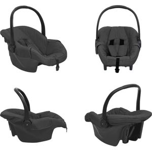 vidaXL Babyautostoel 42x65x57 cm antracietkleurig - Babyautostoel - Babyautostoelen - Babyautostoeltje - Babyautostoeltjes