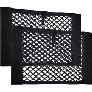 New Age Devi - Handige Kofferbak-nettas met Klittenband - 4 Auto-organizers - 40 x 25 cm - Elastisch Opbergnet voor Autos - Auto-accessoires - Gadget