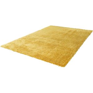 Lalee Cloud - Hoogpolig- zacht- glimmend- velvet- effen- karpet- Eric kuster stijl- fluffy- 120x170 cm geel