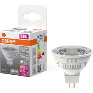 OSRAM LED SPOT MR16 45 met drie lichtkleuren, 5,6W, 550lm