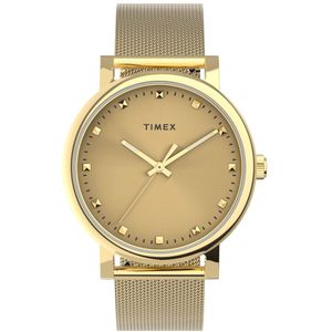 Timex Originals Quartz Analog Watch Case: 100% Low Lead Brass | Armband: 100% Stainless Steel 38 TW2U05400AJ