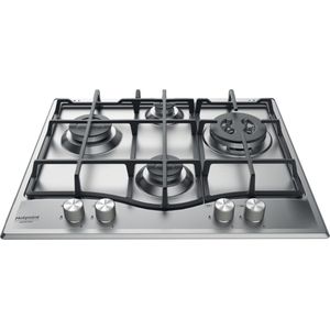 Hotpoint PCN 641 T/IX/HA kookplaat Roestvrijstaal Ingebouwd Gaskookplaat