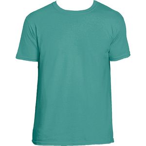 Bella - Unisex Poly-Cotton T-Shirt - Navy Marble - M