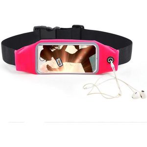 Iphone SE (2020) hoes Running belt Sport heupband - Hardloopband riem sportband hoesje Roze