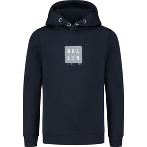 Ballin Amsterdam - Jongens Slim fit Sweaters Hoodie LS - Navy - Maat 10