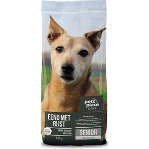 Pets Place Plus Hond Senior - Hondenvoer - Eend - 12 kg