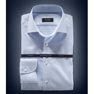 OLYMP - Signature Overhemd Savio Lichtblauw - Heren - Maat 38 - Modern-fit