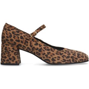 Manfield - Dames - Panterprint Mary Jane pumps - Maat 36