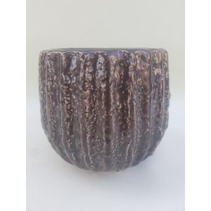 MIca Decorations Luuk pot round grey