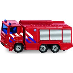 Siku Brandweerwagen Scania Junior 7 Cm Staal Rood (1036)