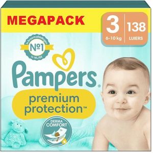 Pampers - Premium Protection - Maat 3 - Megapack - 138 luiers - 6/10 KG