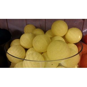 5 stuks Cotton Ball Geel