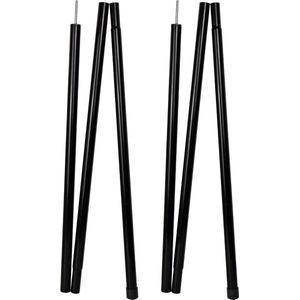 Tentstokken Draagbare Lichtgewicht Camping Tarp Stokken - Tent Headroom Porch Stokken - IJzeren Pijp Luifelstokken - Dekzeilstokken Luifelstokken - Set van 2