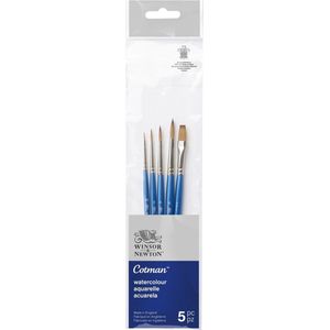 Winsor & Newton Cotman Penseel Korte Steel Set van 5 V.1