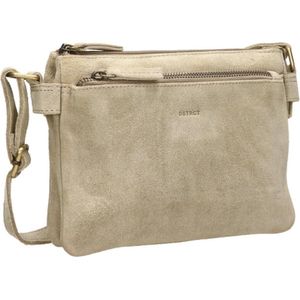 DSTRCT Kleine Crossbodytas / Schoudertas Dames - Leer - Portland Road - Beige