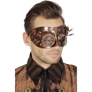 Oogmasker steampunk koper