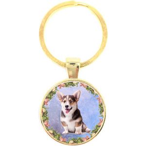 Sleutelhanger Glas - Hond