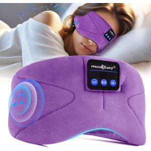 Slaapmasker met Hoofdtelefoon voor Ontspanning en Slaap Verbetering