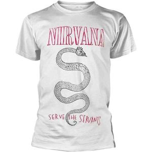 Nirvana Heren Tshirt -S- Serpent Snake Wit