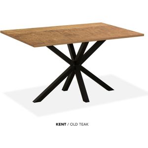 Maxfurn - Eettafel | Zeer krasvast | Kleur: Old teak| Afmeting 190x90cm