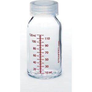 Sterifeed Moedermelk Bewaarflessen - glas - 120 ml - set van 10 stuks