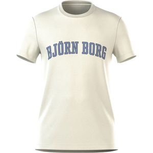 SINGLES DAY! Bjorn Borg - Essential T-Shirt Gebroken Wit - Heren - Maat XL - Regular-fit