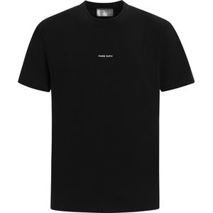 Purewhite - Heren Loose Fit T-shirts Crewneck SS - Black - Maat XL
