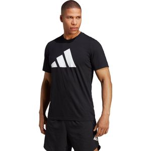 adidas Performance Train Essentials Feelready Logo Training T-shirt - Heren - Zwart- M