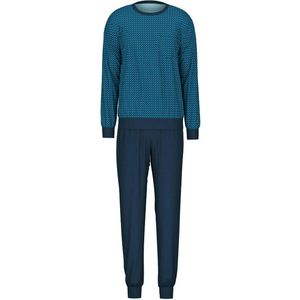 Calida Relax Imprint Pyjama lange broek - 398 Blue - maat XL (XL) - Heren Volwassenen - 100% katoen- 47587-398-XL