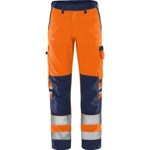 Fristads high vis Green broek klasse 2 2651 GPLU - Hi-Vis oranje/marineblauw - D96