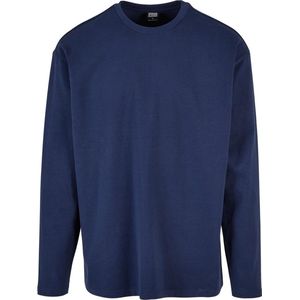 Urban Classics - Ultra Heavy Oversized Longsleeve shirt Donkerblauw