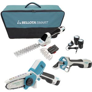 Bellota elektrisch gereedschap set Smart 14,4V - snoeischaar - kettingzaag- heggenschaar- kantentrimmer