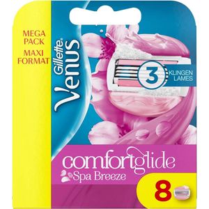 Vrouwen Scheermesjes met Comfortglide en Spa Breeze Geur - Pak van 8